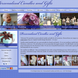 Personalised Candles and Gifts
